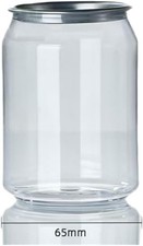 Whip It 200 PC PET BOTTLES 8.5 OZ 250 ML PULL LIDS FOR AUTOMATIC CAN SEALER 55MM picture