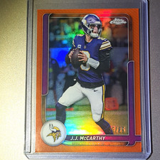 2026 Topps Chrome J.J. McCarthy Flagship TFC-57 Minnesota Vikings 25/25 picture