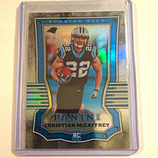 Panini 2017 Rookies Christian McCaffrey RC Shining Armor #111 Panthers NFL  Read picture