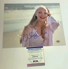 AMANDA SEYFRIED SIGNED 8X10 PHOTO MAMMA MIA SOPHIE PSA/DNA AUTHENTICATED COA  picture