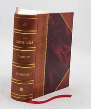 La Sainte bible Traduction De Lancien Testament Dapr V. 3 1872 [Leather Bound] picture
