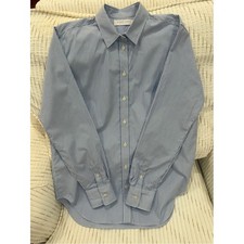 Everlane Blue White Striped Cotton Relaxed Poplin Button Down Shirt Sz 2⁠ picture
