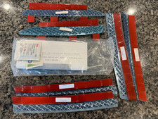 6pc Polished Stainless Front Laser Mesh Side Vent Grilles for 10-13 Corvette GS picture