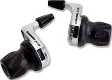 SRAM X-9 3x9s Black Mountain Bike Gripshift Shifters Set picture