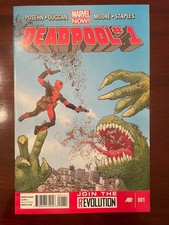DEADPOOL #1  (2012) comic - est 9.0 (VFN/NM) or higher picture