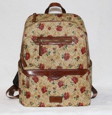 Patricia Nash Karina Backpack Travel Carry On Laptop Bag Western Lace Rose NWT picture
