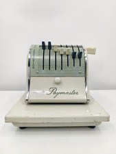 Vintage PayMaster Series S-1000 Check Writer Mechanical Beige Made In USA picture