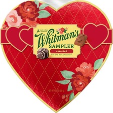 Whitman's Sampler Milk & Dark Chocolates 22-Piece 9-Flavors 10.3 oz  picture