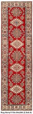 10' Feet Runner (3x10) Handmade Wool Genuine Kazak Rug #P1110 picture