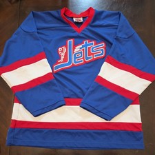 VTG K-1 RARE 1990's Jets Hockey Jersey Size Men's Large picture