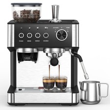 (2026 Upgrade) Espresso Machine with Grinder Expresso Coffee Machines Built-in picture