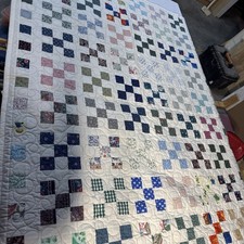 Vintage Patchwork Quilt 54x73 share pattern multiple colors picture