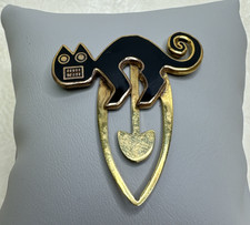 MMA Bookmark Scaredy Cat Peruvian Black Metropolitan Museum Art 1.75