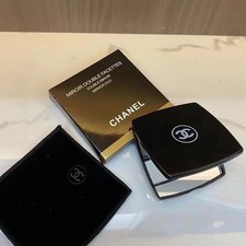 Brand New Chanel Mirror Duo Compact Double Sided Black with Box / dust bag picture