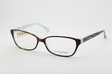 NEW LULU GUINNESS L204 TOR HAVANA TEAL GLITTER AUTHENTIC EYEGLASSES 57-15 picture