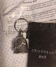 Never Ride Faster Than Your Guardian Angel Guardian Bell Made USA picture
