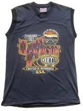 Vintage 1988 Harley Davidson King Of The Highway Sleeveless Shirt Size XL picture