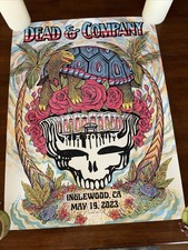 Dead & Company Poster The Forum Inglewood, CA 5/19 2023 S/N XXX/1240 picture