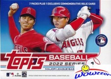 2022 Topps Series 1 Baseball EXCLUSIVE Factory Sealed Blaster Box-JERSEY RELIC picture