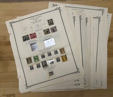 Vintage US Postage Lot Of 24 Scott Pages picture