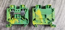 NEW-Eaton XBUT16PE Ground Terminal Block  16-4AWG, Yellow/Green Box of 50 picture