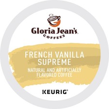 Gloria Jean's French Vanilla Supreme, Keurig Single Serve K-Cup Pods, 24 Count picture