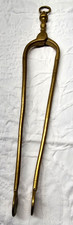 Antique 18th Century Brass English Fireplace Tool 12 1/2