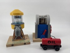 Vintage Thomas  Sodor Water Tower, Oil Depot, Oil Car picture