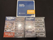 TinkerTurf Sci-fi Terrain Lot - Maglev Car & Rails Abandoned & Neutral Themes picture