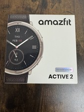 Amazfit Active 2 Premium Version 44mm Fitness Smart Watch Leather Band SEALED picture