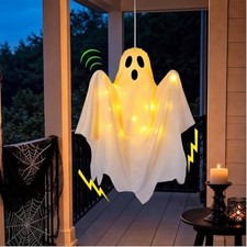 Halloween Swinging Ghost Decor Animatronics Hanging Ghost Outdoor picture
