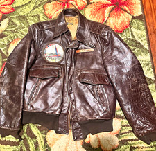 WWII A2 Style Jacket with research (READ DESCRIPTION) picture