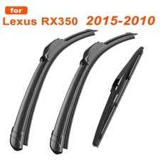 For Lexus RX350 2015-2010 Set of 3 Front and Rear Windshield Wiper Blades  picture