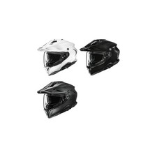 HJC Adult RPHA 60 Solid Helmet Dual Spor| S M L XL 2XL White Black Black Satin picture