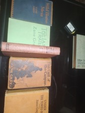 Lot Of Five Zane Grey Western Books , Vintage  picture