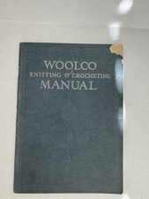 Vintage 1916 Woolco Knitting and Crocheting manual picture