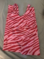 WILO Super Cute Red And Pink Bra And Leggings Set Size Medium picture