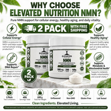 2 Pure NMN - 200 grams of β-NICOTINAMIDE MONONUCLEOTIDE - Elevated Nutrition picture