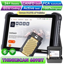 ThinkScan 689BT CANFD & DoIP Auto Vin 35 Resets Life Free Wireless Scanner 2026 picture