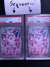2025 Pokémon PFL #105 Wigglytuff PSA 10 + JP M2 #09 Wigglytuff PSA 9 *SEQUENTIAL picture