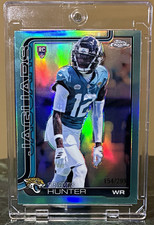 2025 Topps Chrome Travis Hunter Teal Refractor /299 #332 Jaguars RC picture