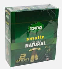 Endo Smallz Flavored Herbal Pre-Rolled Papers w Wood Tips Natural 5/2ct Packs picture