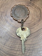 Vintage Shamrock Hilton Hotel Room Key Houston 25 Texas picture