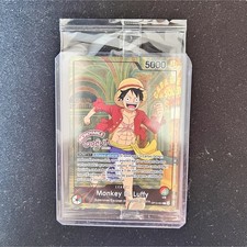 2 One Piece Card Game Monkey D. Luffy Leader OP13-001 FR Promo Grevin Paris picture