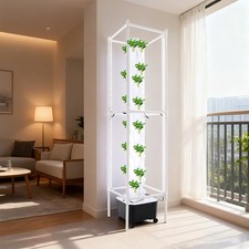Hydroponic Growing System with Grow Light 70Holes Indoor Hydroponic Tower Garden picture