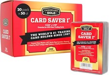 1/2 CASE - 1000 CBG Card Saver I Large Semi Rigid PSA Grading Submission Holders picture