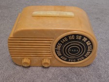 VTG 1940s FADA Model 845 Cloud Tube Radio Alabaster/ Butterscotch-Pristine Case picture