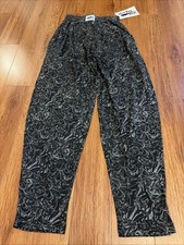 VTG CraZEE WEAR Pants Baggy Parachute MC Hammer 90s Workout Muscle USA Small New picture