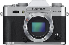 FUJIFILM X-T10 XT10 Body Silver 16MP WiFi Tilt LCD Compact Camera picture