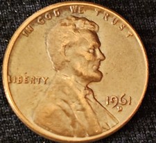 1961 D Lincoln Penny Doubled Die Obverse ,DDR, L on rim, Double D mint mark  picture